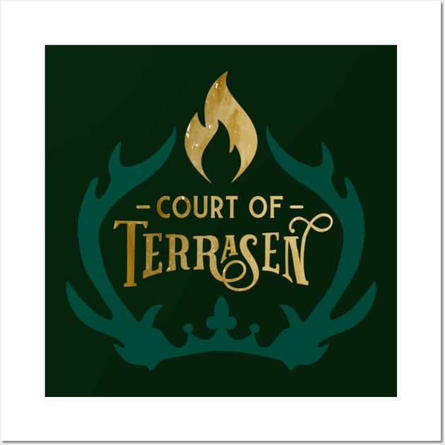 Court of Terrasen - Throne of Glass Wall Art by KitCronk